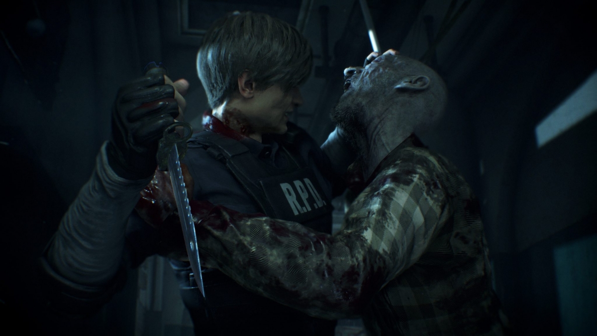 Resident Evil 2 Remake - крупный план - фото