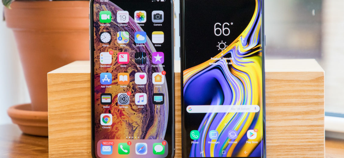 Сравнительный обзор смартфонов iPhone Xs Max и Samsung Galaxy Note 9