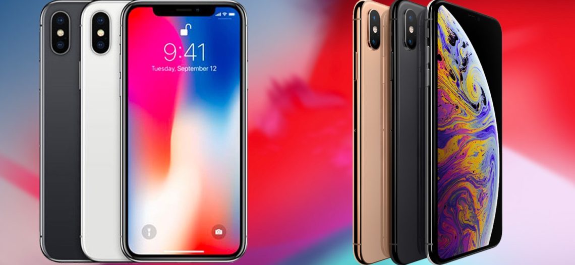 Сравнение смартфонов iPhone XS и iPhone X