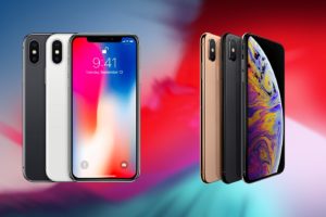 Сравнение смартфонов iPhone XS и iPhone X