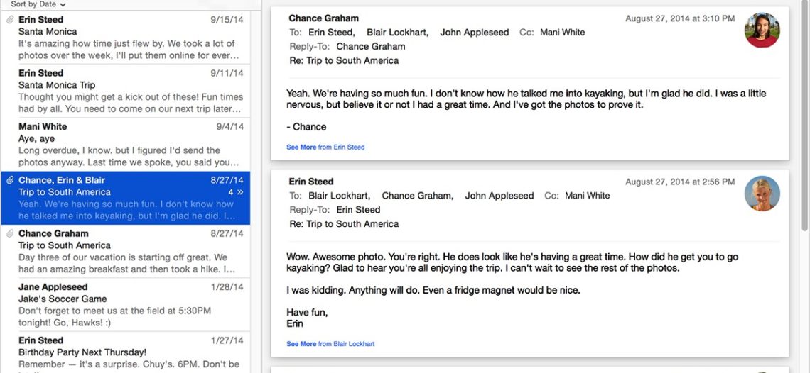 Применение интеллектуальных почтовых ящиков в Mail на Mac OS X