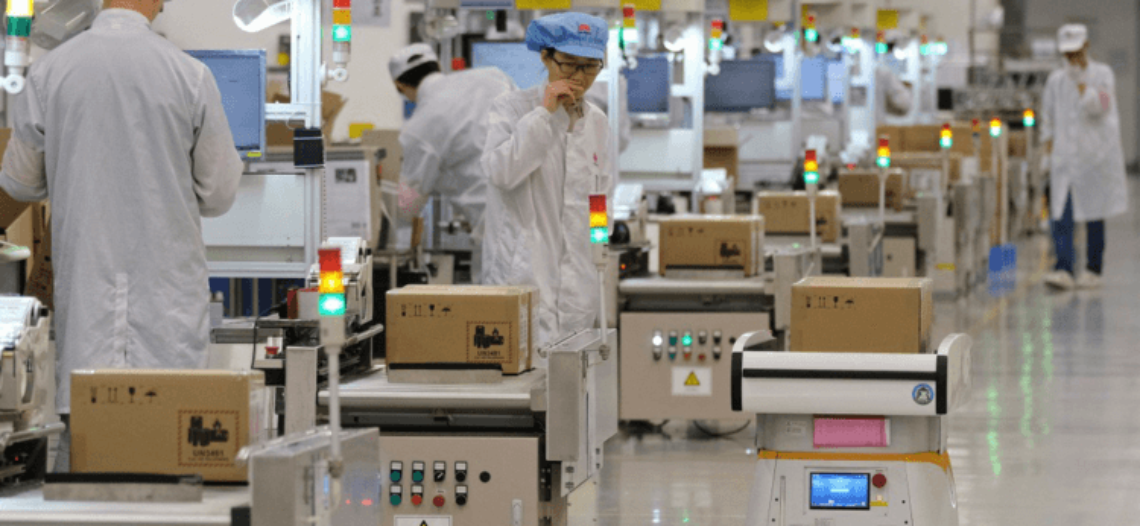 Foxconn закрывает производственные линии Huawei