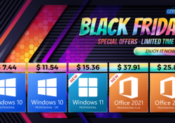 Суперскидки «Чёрной пятницы»: последний шанс купить Windows 10 Pro за $7,44
