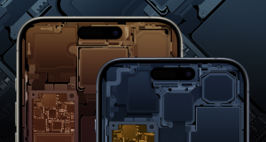 Забирайте обои в стиле внутренностей iPhone 15 Pro