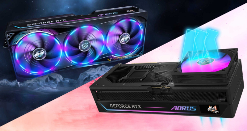 Gigabyte GeForce RTX 5080 и RTX 5090: Зачем нужен «лишний» вентилятор?