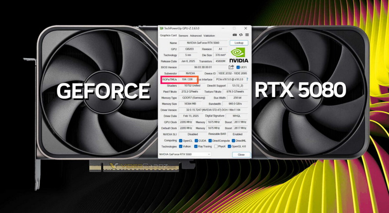 Проблема с блоками ROP в видеокартах GeForce RTX 5080: что нужно знать