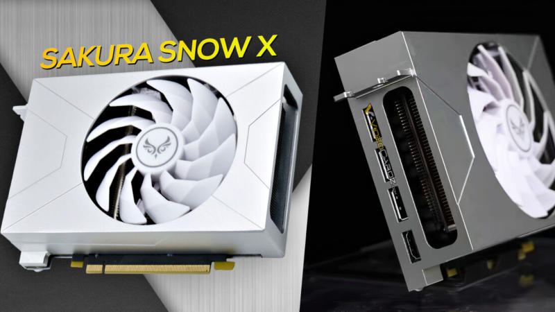Zephyr GeForce RTX 4070 Sakura Snow X: Новый стандарт дизайна видеокарт