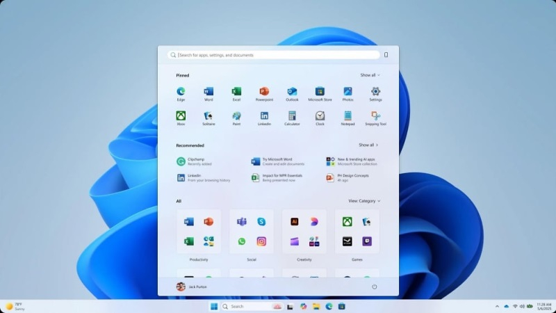 Новое меню «Пуск» в Windows 11: гибкость и персонализация на высшем уровне