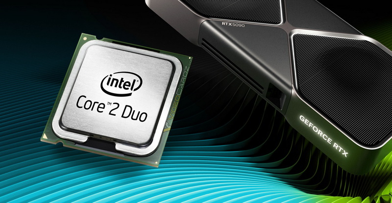 GeForce RTX 5090: поддержка старых процессоров Intel Core 2 Duo стала реальностью