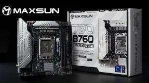MaxSun представляет уникальную материнскую плату с обратным разъёмом PCIe x16 для компактных ПК