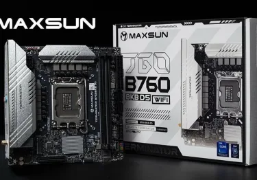 MaxSun представляет уникальную материнскую плату с обратным разъёмом PCIe x16 для компактных ПК