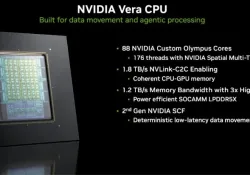Новый процессор Nvidia Vera: Превосходство над Intel Xeon и AMD EPYC