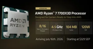 AMD анонсирует Ryzen 7 7700X3D и продлевает жизнь AM5 до 2029 года